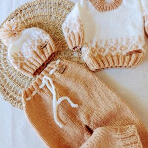 set nacimiento tejido a mano con guarda jacquard set nacimiento tejido a mano con guarda jacquard