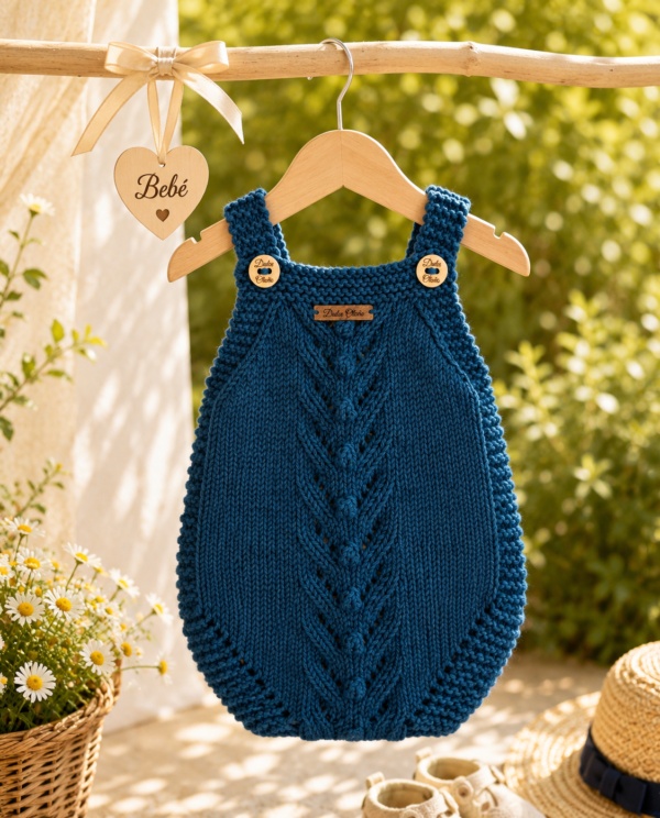 conjunto tejido con hilo mas body de algodon