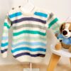 sweater rayas tejido con lana hipoalergénica