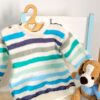 sweater rayas tejido con lana hipoalergénica