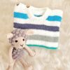 sweater rayas tejido con lana hipoalergénica