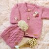 conjunto romantico de saco y gorro conjunto romantico de saco y gorro