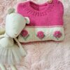 sweater flowers tejido y bordado a mano con lana hipoalergénica sweater flowers tejido y bordado a mano con lana hipoalergénica