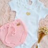 conjunto tejido con hilo mas body de algodon