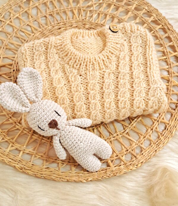 sweater ochitos tejido a mano en lana hipoalergénica sweater ochitos tejido a mano en lana hipoalergénica