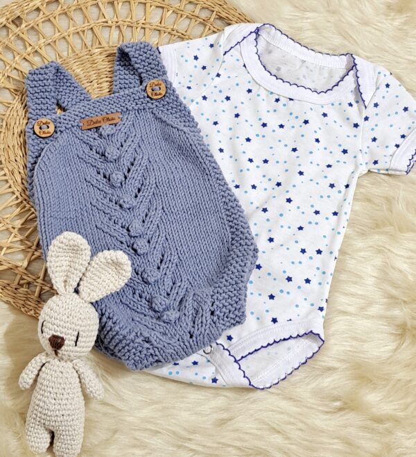 conjunto tejido con hilo mas body de algodon