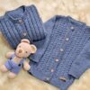 saco ochitos azul jeans