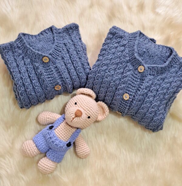 saco ochitos azul jeans
