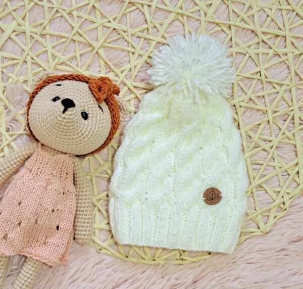 Gorro Ochos Crema
