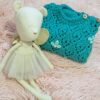 sweater calado y bordado