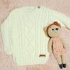 sweater con rombos y ochos