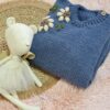 sweater romántico tejido y bordado a mano con lana hipoalergénica sweater romántico tejido y bordado a mano con lana hipoalergénica