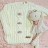 sweater romántico, rombos y trenzas, tejido y bordado a mano con lana hipoalergénica sweater romántico, rombos y trenzas, tejido y bordado a mano con lana hipoalergénica