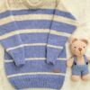 sweater rayas tejido con lana hipoalergénica sweater rayas tejido con lana hipoalergénica
