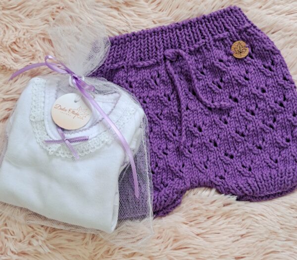 ajuar de nacimiento con short y prenditas de algodón ajuar de nacimiento con short y prenditas de algodón
