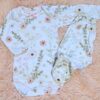 conjunto algodon pima flowers