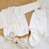conjunto de batita y ranita de algodón conjunto de batita y ranita de algodón