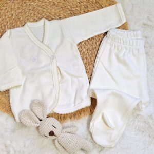conjunto de batita y ranita de algodón conjunto de batita y ranita de algodón