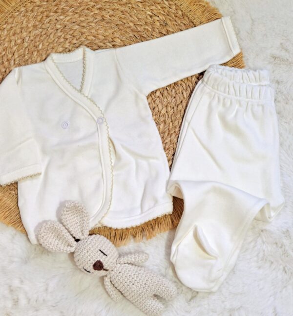 conjunto de batita y ranita de algodón conjunto de batita y ranita de algodón