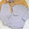 conjunto de body y ranita de algodón pima conjunto de body y ranita de algodón pima