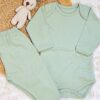 conjunto de body y ranita de algodón pima conjunto de body y ranita de algodón pima