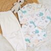 conjunto de body y ranita de algodón pima conjunto de body y ranita de algodón pima