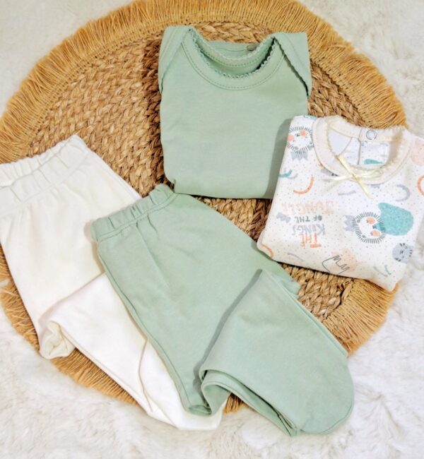 pack de 4 prendas algodón pima – body y ranitas pack de 4 prendas algodón pima – body y ranitas