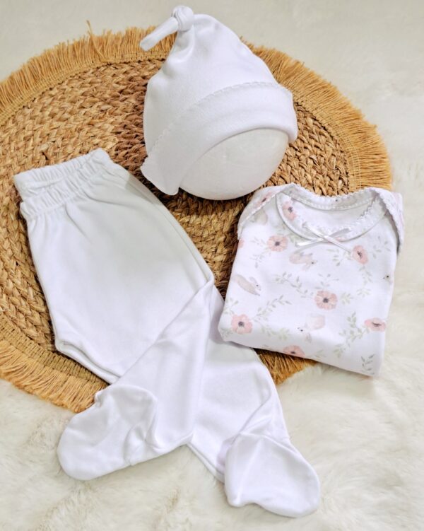 ajuar de algodón pima – 3 prendas ajuar de algodón pima – 3 prendas