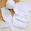 ajuar voladitos de 6 prendas – algodón blanco con detalles de puntilla ajuar voladitos de 6 prendas – algodón blanco con detalles de puntilla
