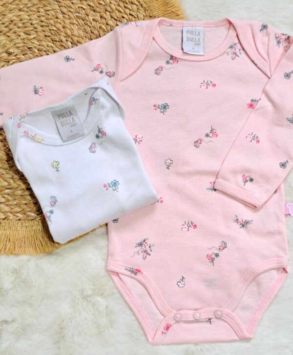 pack de 2 bodys de algodón estampado pack de 2 bodys de algodón estampado