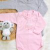 pack de 3 bodys de algodón pima lisos