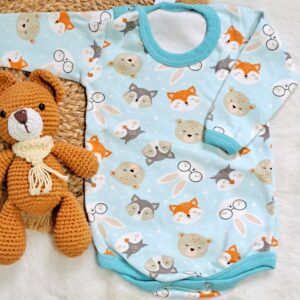 body de algodón estampado