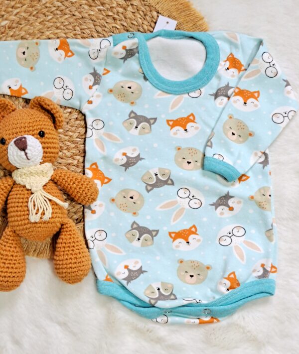 body de algodón estampado