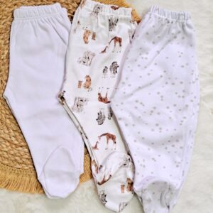 ranitas de algodon lisas o estampadas