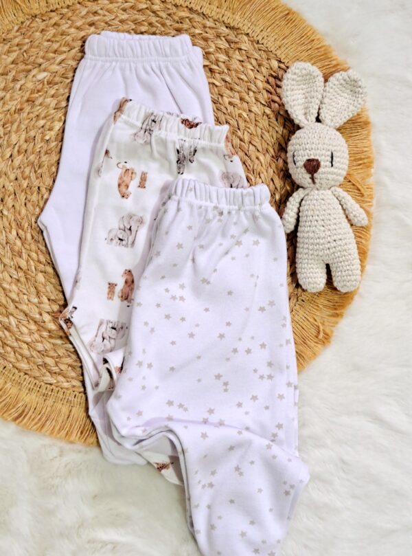 ranitas de algodón lisas o estampadas