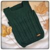 conjunto de chaleco ochitos con gorro pintitas
