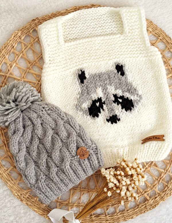conjunto de chaleco ochitos con gorro pintitas verde ingles conjunto de chaleco ochitos con gorro pintitas verde ingles
