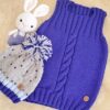 Conjunto de Chaleco y Gorro Pintitas