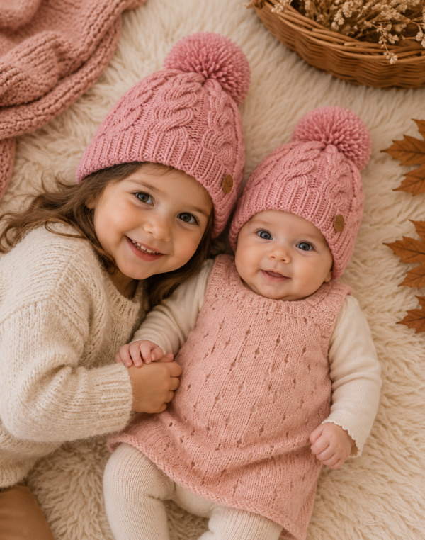 gorro ochos rosa viejo gorro ochos rosa viejo