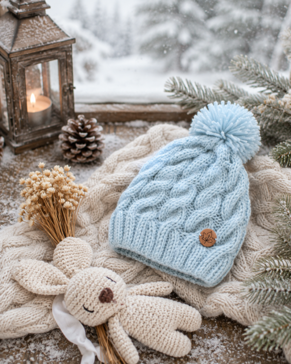 gorro ochos celeste pastel gorro ochos celeste pastel