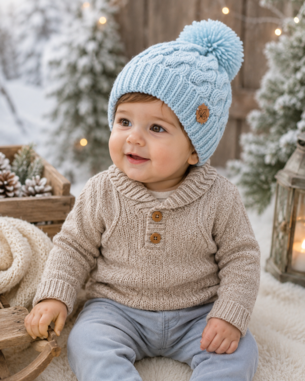 gorro ochos celeste pastel gorro ochos celeste pastel