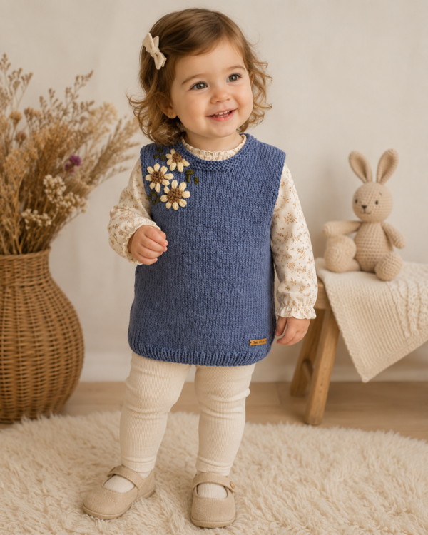 conjunto de algodón pima liso celeste – 2 prendas