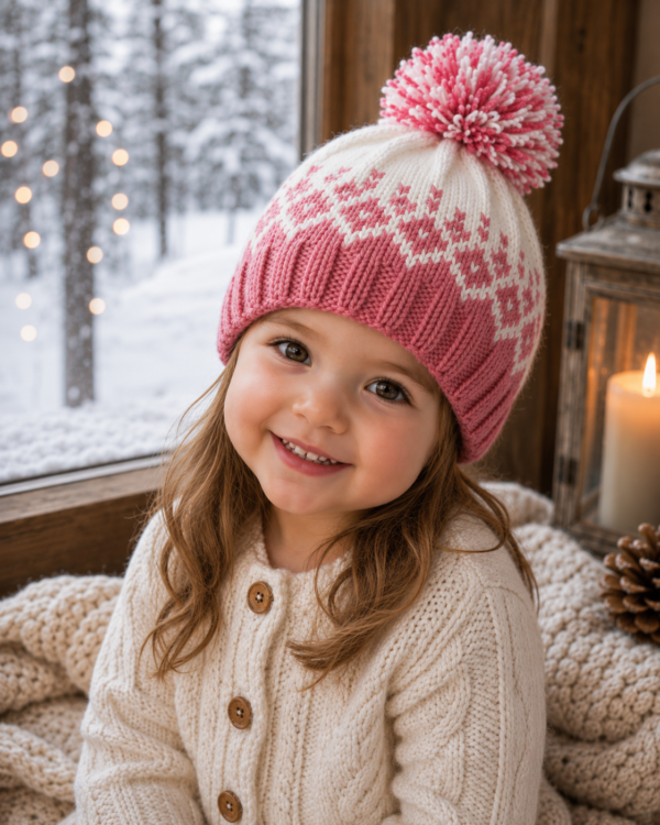 gorro guarda de jacquard