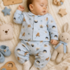 conjunto de plush celeste animalitos – 2 prendas conjunto de plush celeste animalitos – 2 prendas