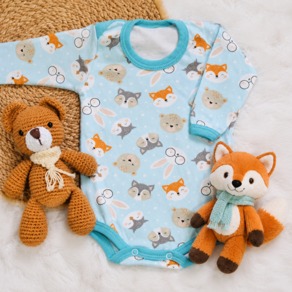 body de algodón estampado