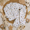conjunto de plush celeste animalitos – 2 prendas