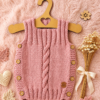 chaleco vintage calado rosa pastel chaleco vintage calado rosa pastel