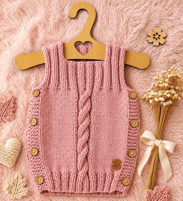 chaleco vintage calado rosa pastel chaleco vintage calado rosa pastel