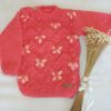 sweater calado bordado coral sweater calado bordado coral