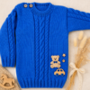 sweater con ochos y torzadas